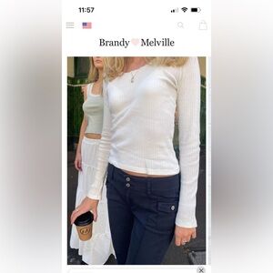 Brandy Melville McKenna long sleeve top